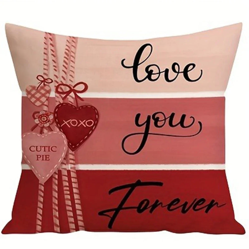 Axyaa Love Balloon Bear Decorative Pillowcase for Home Sofa Cover
