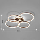 Axyaa Modern LED Chandeliers for Living and Dining Room Lighting