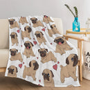 Axyaa American Flag Flannel Blanket for Bed Couch Chair Camping Living Room