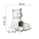 Axyaa Cartoon Kitten Ceramic Flowerpot Succulent Pot Balcony Decorations