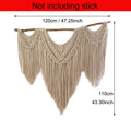 Axyaa Boho Macrame Wall Hanging Tapestry - Hand-Woven Bohemian Home Decor