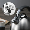 Axya Stainless Steel Whistling Kettle - Large Teapot for Gas Stove & Induction Cooker