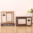 Axyaa Rotating Wooden Photo Frames - Personalized Couples Gifts
