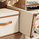 Axyaa Plus Size Clothing Organizer Box with Lid for Quilts and Bedding