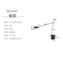 Axyaa Swing Arm Floor Lamp Adjustable Stand Lights for Living Room Bedroom
