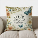 Faithful Butterfly Motif Cushion Cover - Axyaa Brand