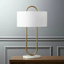 Marble Gold Cloth Desk Lamp - Axyaa LED Atmosphere Lighting