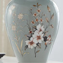Axyaa Ceramic Flower Table Lamp with Remote Control