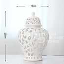 Golden Ceramic Vase for Artistic Flower Arrangement by Axyaa