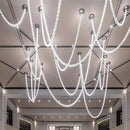 Axyaa Nordic Smart LED Ceiling Light for Home Decoration, Dimmable Bedroom Salon Lamparas