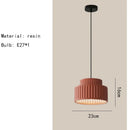 Axyaa Colorful Macaron Pendant Lamp for Dining Room Bedroom