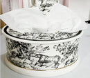 Axyaa Retro Tissue Box - Home Living Room Decor, Creative Napkin Paper Desktop Decoration