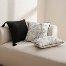 Luxurious Tassel Pillowcase with French Print & Black and White Style by Axyaa