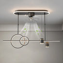 Axyaa Modern Ceiling Fan with LED Light & Control - Bedroom & Living Room Lighting