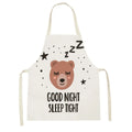 Axyaa Kitchen Apron: Fun Cartoon Design for Cooking, Baking, and Cleaning.