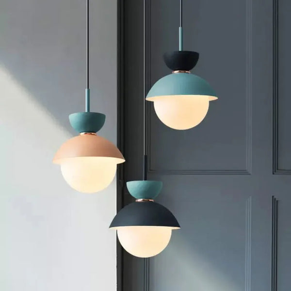Axyaa Modern Nordic Macarone Pendant Lamp for Home Decor & Indoor Lighting