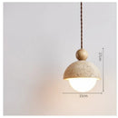 Stone Pendant Light LED Island Restaurant Bedroom Livingroom Commercial Home Decor by Axyaa