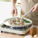 Axyaa Stainless Steel Food Tongs Set for BBQ and Buffet