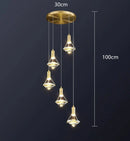 Axyaa Modern LED Chandeliers for Dining Room Pendant Lights Hanging Lamps