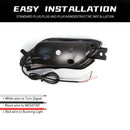 Axyaa LED Rear Bumper Reflector Lights with Start-up Animation and Turn Signal for Toyota Vios