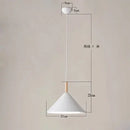 Axyaa Modern Art Iron Wood Pendant Lamp for Bedroom and Dining Room