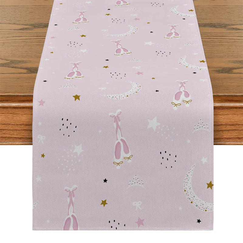 Axyaa Ballet Bunny Table Runner for Festive Dining Decor