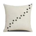 Axyaa Funny Cats Linen Pillow Cover 45x45cm - Farmhouse Decor & Office Throw Pillowcase