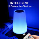 Axyaa Rechargeable RGB Night Light with Remote Control Touch Dimming