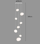 Axyaa Modern LED Ceiling Pendant Light Chandelier for Bedroom and Dining Room