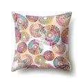 Abstract Geometric Bohemian Pillowcase in Colorful Exotic Style by Axyaa