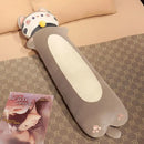 Axyaa Cute Cat Doll Plush Toy Sleeping Pillow Leg Clamping Long Girl Doll