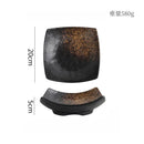 Axyaa Retro Ceramic Four Corner Bowl Set for Molecular Cuisine Tableware