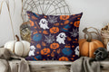 Axyaa Black Cat Vampire Halloween Pillow Cover for Sofa Bedroom Car.