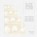 Beige Palm Leaf Prints Set, Boho Abstract Decor, Minimalist Tropical Art, Frameless Wall Decor, Axyaa