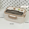 Axyaa Kawaii Bento Box for Girls: Portable, Microwave-safe Food Storage Container with Compartments