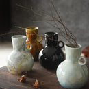 Axyaa Ceramic Hydroponic Vases: Creative Small Flower Arrangements for Home Decor