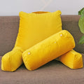 Axyaa Waist Reading Pillow with Armrest - Removable Long Backrest for Maximum Comfort