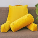 Axyaa Waist Reading Pillow with Armrest - Removable Long Backrest for Maximum Comfort
