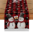 Axyaa Snowman Snowflake Table Runner Home Decor & Party Essential