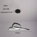 Axyaa LED Clover Flower Chandelier for Living Room Dining Room Bedroom Lighting