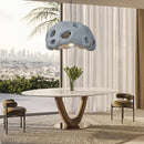 Axyaa Creamy Style LED Pendant Lamp for Nordic Designer Living Room