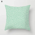 Axyaa Mint Green Blue Geometric Cushion Cover Modern Home Decor
