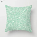 Axyaa Mint Green Blue Geometric Cushion Cover Modern Home Decor