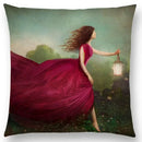 Axyaa Elegant Lady Fantasy Pillow Case for a Free Mind