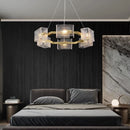 Axyaa Luxury Crystal Chandelier: Modern Irregular Luster Pendant Light for Living Room & Restaurant