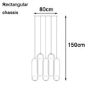 Axyaa Crystal Chandelier: Luxury Living Room & Bedroom Pendant Light