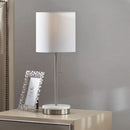 Axyaa Touchable LED Desk Lamp, USB, Three-Level Dimming, Fabric Decorative Bedlight