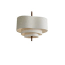 Axyaa Fabric Chandelier: Retro Medieval Style Pendant Light for Living Room, Bedroom, Restaurant & Hotel