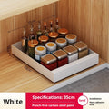 Axyaa Under Sink Storage Rack Kitchen Organizer with Slide Rails