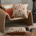 Axyaa Coffee Geometric Patterns Pillowcase - Modern Simplicity for Living Room Sofa